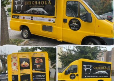 Camion Jaune Foodtruck Chichaoua