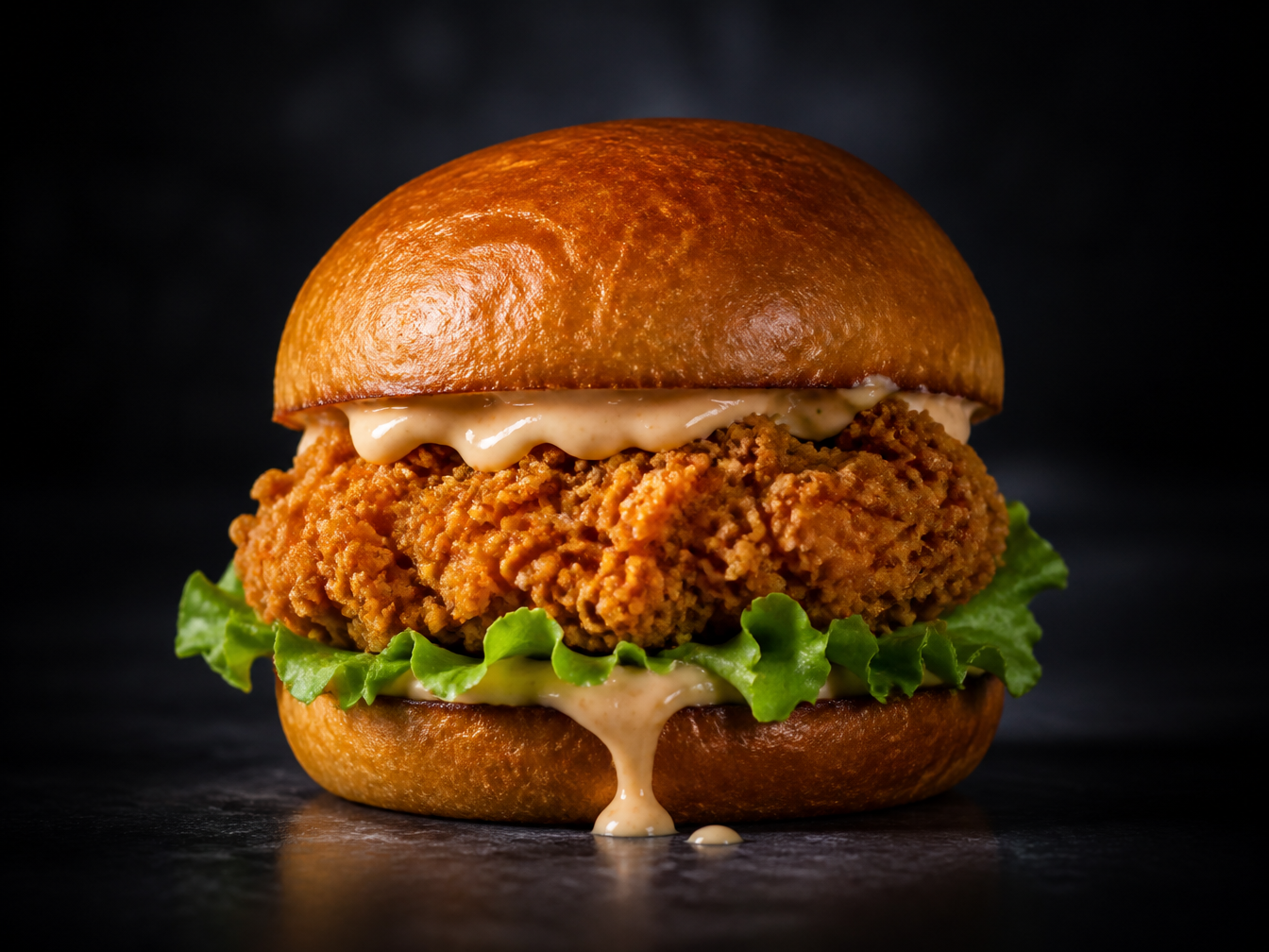 Burger poulet croustillant Chichaoua