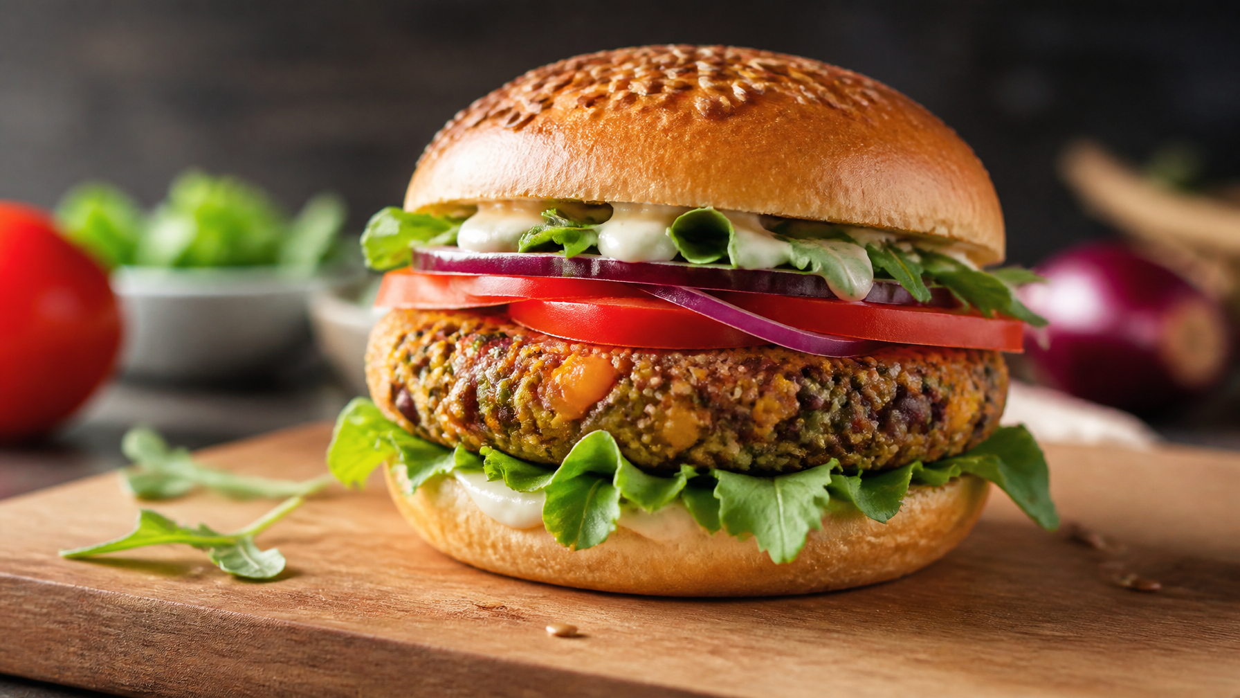 Burger végétarien Chichaoua